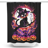 Cat O'Lantern - Shower Curtain