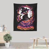 Cat O'Lantern - Wall Tapestry