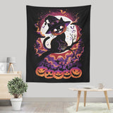 Cat O'Lantern - Wall Tapestry
