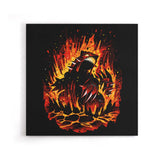 Cataclysm of Magma - Canvas Print