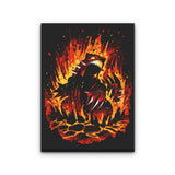 Cataclysm of Magma - Canvas Print