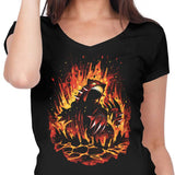Cataclysm of Magma - Women's V-Neck