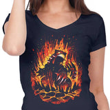 Cataclysm of Magma - Women's V-Neck