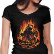 Cataclysm of Magma - Women's V-Neck