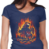 Cataclysm of Magma - Women's V-Neck