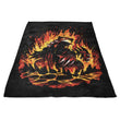 Cataclysm of Magma - Fleece Blanket
