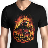 Cataclysm of Magma - Men's V-Neck