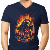 Cataclysm of Magma - Men's V-Neck
