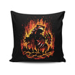 Cataclysm of Magma - Throw Pillow