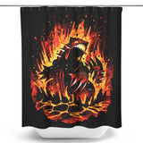 Cataclysm of Magma - Shower Curtain