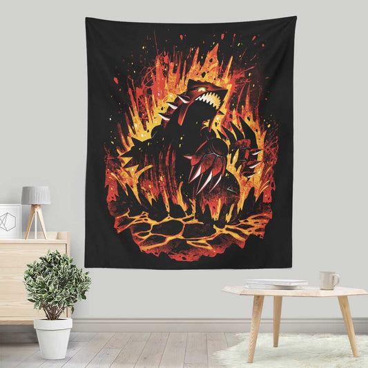 Cataclysm of Magma - Wall Tapestry