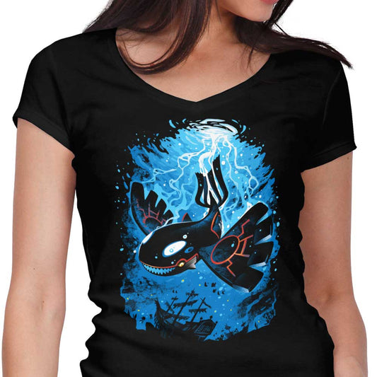 Cataclysm of Oceans - Women's V-Neck