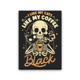 Cats and Coffee - Canvas Print