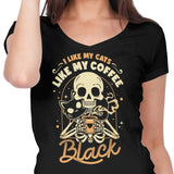 Cats and Coffee - Women's V-Neck