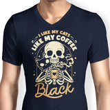 Cats and Coffee - Men's V-Neck
