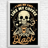 Cats and Coffee - Posters & Prints