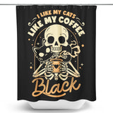 Cats and Coffee - Shower Curtain