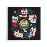 Cats Gone Christmas - Canvas Print