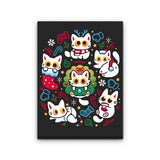 Cats Gone Christmas - Canvas Print