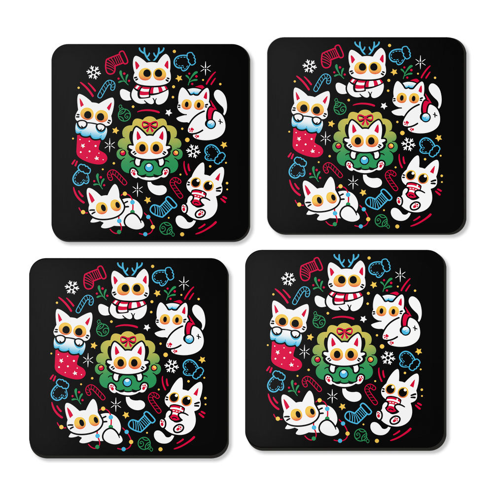 Cats Gone Christmas - Coasters