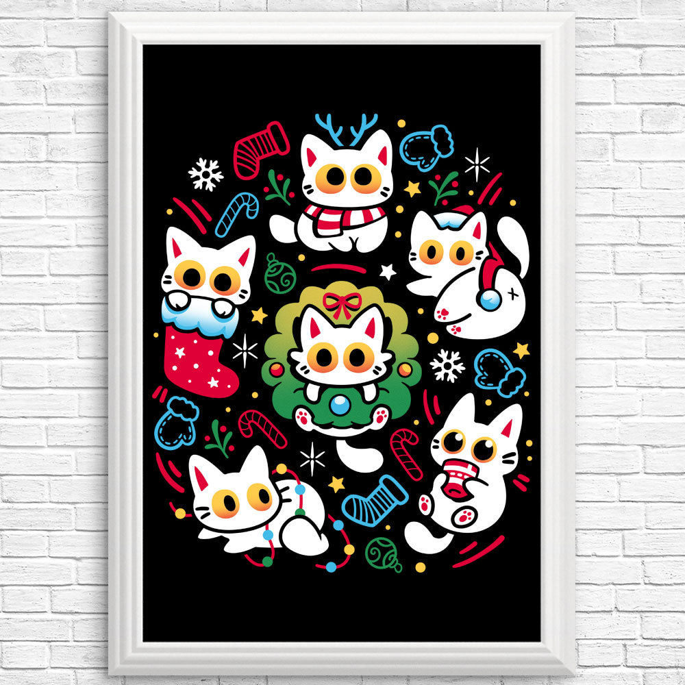 Cats Gone Christmas - Posters & Prints