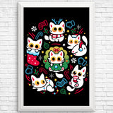 Cats Gone Christmas - Posters & Prints