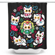 Cats Gone Christmas - Shower Curtain