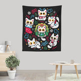 Cats Gone Christmas - Wall Tapestry