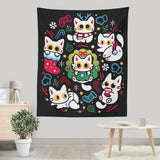 Cats Gone Christmas - Wall Tapestry