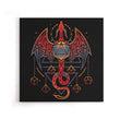 Celtic Dragon Dice - Canvas Print