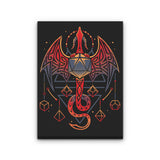 Celtic Dragon Dice - Canvas Print