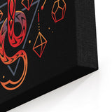 Celtic Dragon Dice - Canvas Print
