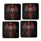 Celtic Dragon Dice - Coasters