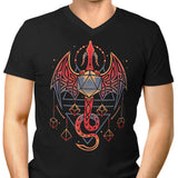 Celtic Dragon Dice - Men's V-Neck