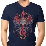 Celtic Dragon Dice - Men's V-Neck