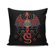 Celtic Dragon Dice - Throw Pillow