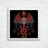 Celtic Dragon Dice - Posters & Prints