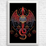 Celtic Dragon Dice - Posters & Prints