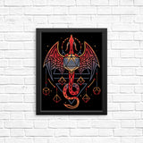 Celtic Dragon Dice - Posters & Prints