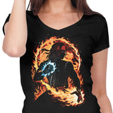Champion of Pyrokinesis - Women's V-Neck
