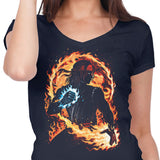 Champion of Pyrokinesis - Women's V-Neck
