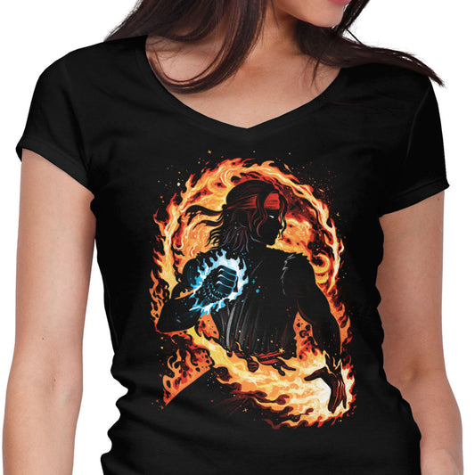 Champion of Pyrokinesis - Women's V-Neck