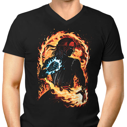 Champion of Pyrokinesis - Men's V-Neck
