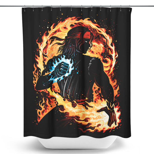 Champion of Pyrokinesis - Shower Curtain