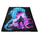 Chaos and Powder - Fleece Blanket