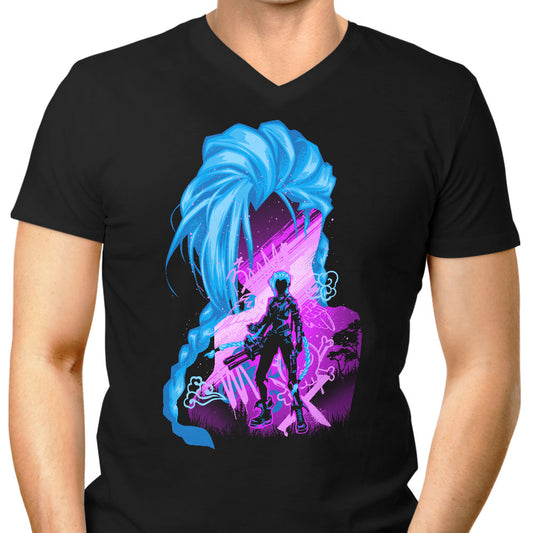 Chaos and Powder - Men's V-Neck