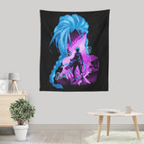 Chaos and Powder - Wall Tapestry