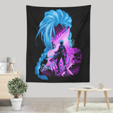 Chaos and Powder - Wall Tapestry