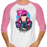 Charged Cajun - 3/4 Sleeve Raglan T-Shirt