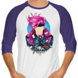 Charged Cajun - 3/4 Sleeve Raglan T-Shirt